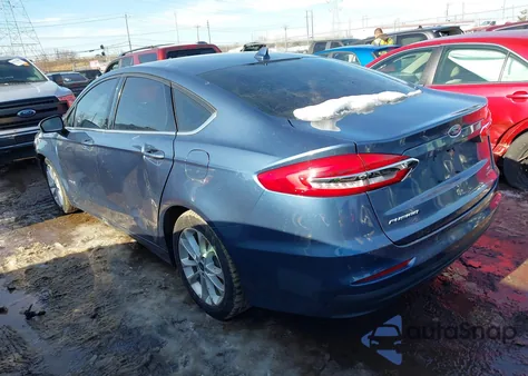 2019 Ford Fusion Hybrid Se from USA, damaged, VIN 3FA6P0LU8KR106533